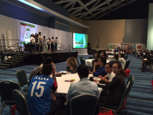 Miembros del Club FEST participando de las distintas dinámicas y conferencias llevadas a cabo dentro del Congreso.