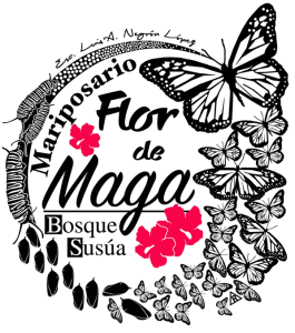 LogoOficial: Mariposario, Flor de Maga