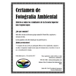 Participa del Certamen de Fotografía Ambiental