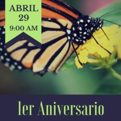 INVITACIÓN | 1er Aniversario Mariposario Flor de Maga